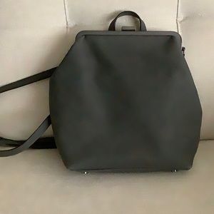 Backpack/Purse Grey suede, small, INC international Concepts